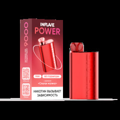 Электронная сигарета INFLAVE POWER 9000 затяжек Спелая Малина