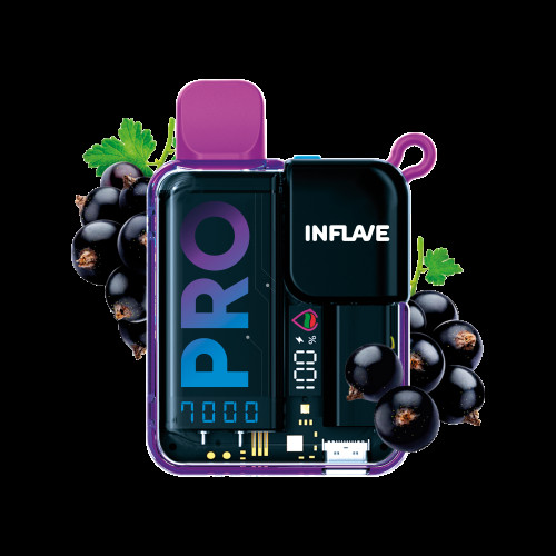 Электронная сигарета Inflave Pro 7000 затяжек Морс Чёрная Смородина